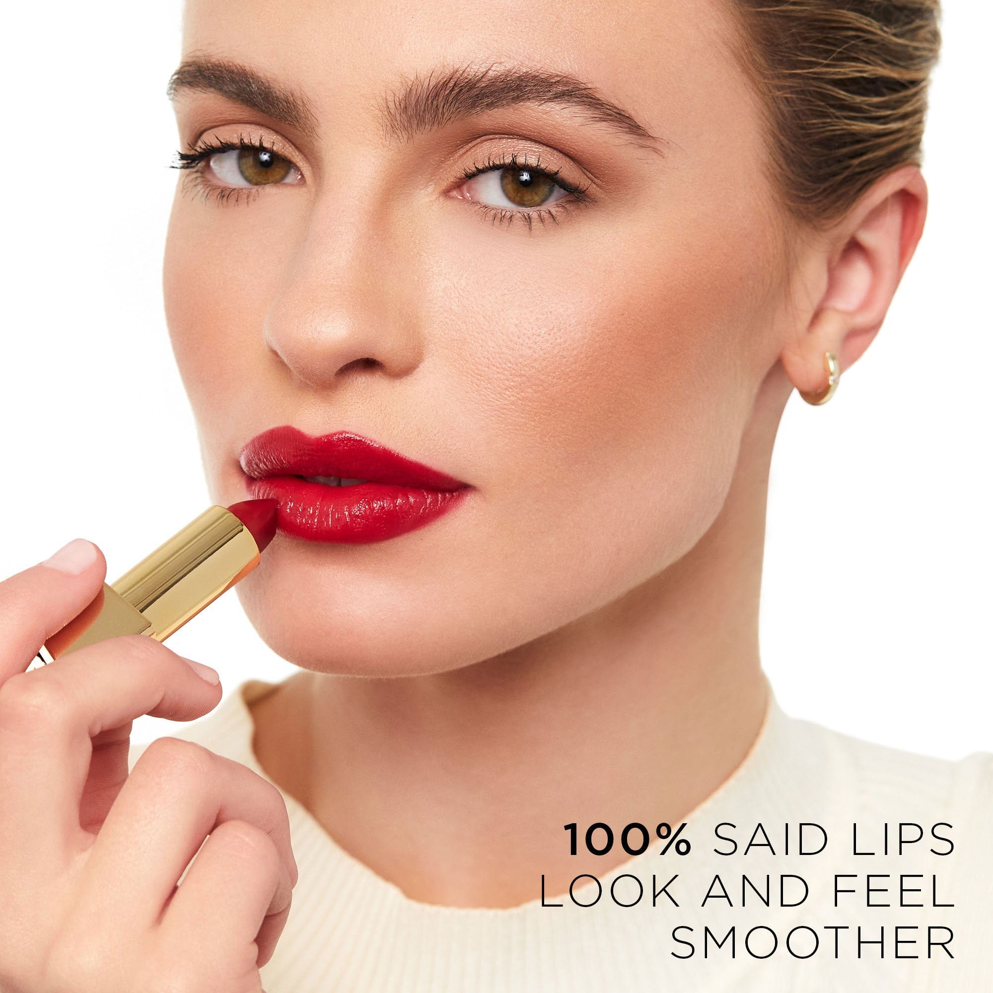 Unlocked Satin Cr??me Lipstick Red 0 - Image 4